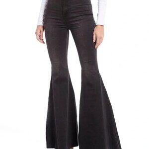 Free People Black Flare Jeans